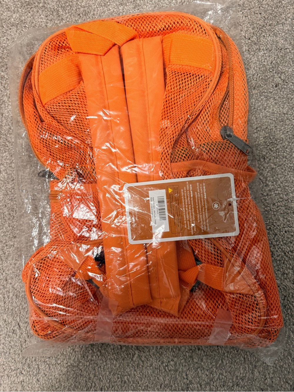 K-Cliffs Unisex Heavy Duty Classic Gym Student Mesh See Through Netting Backpack - Picture 3 of 4